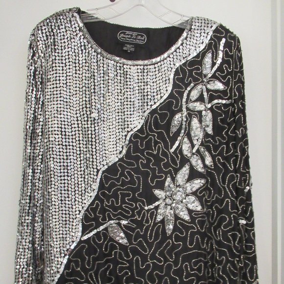Silk Sequined top - Picture 1 of 2